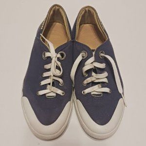 HAVAIANAS URBIS Navy Blue Low Top Lace Up Sneakers, Unisex, Size 8.5W/7M, Used